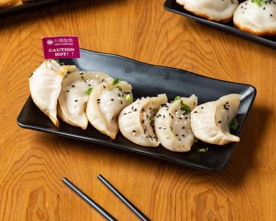 Pan Fried Kung Pao Chicken Dumplings 宫保鸡锅贴 (8)